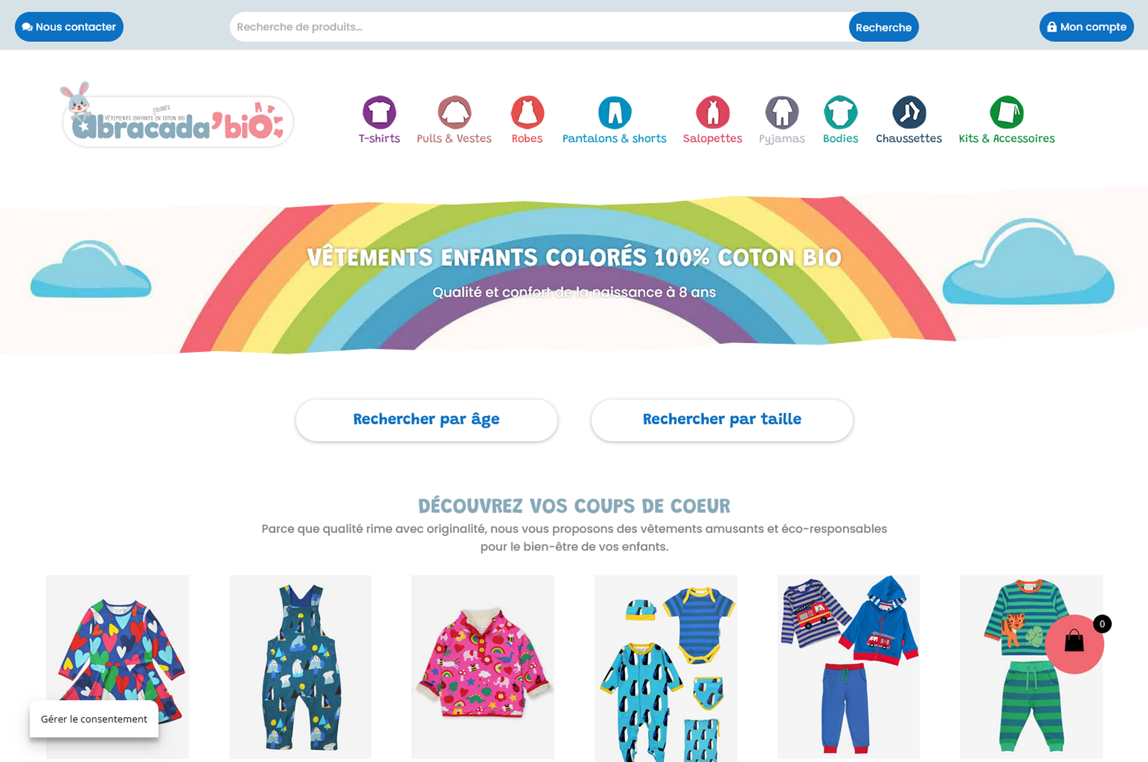 Site Internet e-commerce Abracadabio