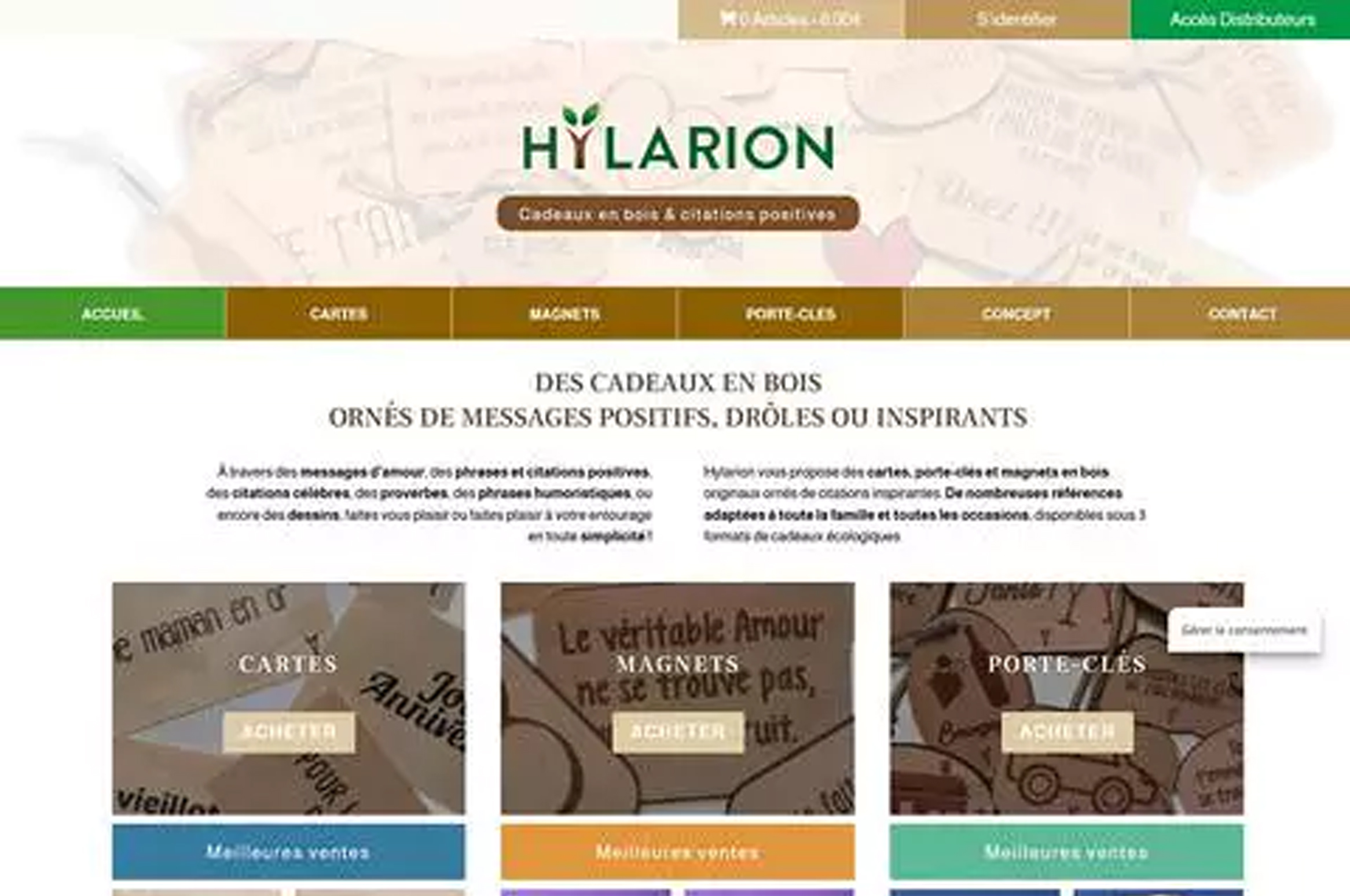 Site Internet e-commerce Abracadabio